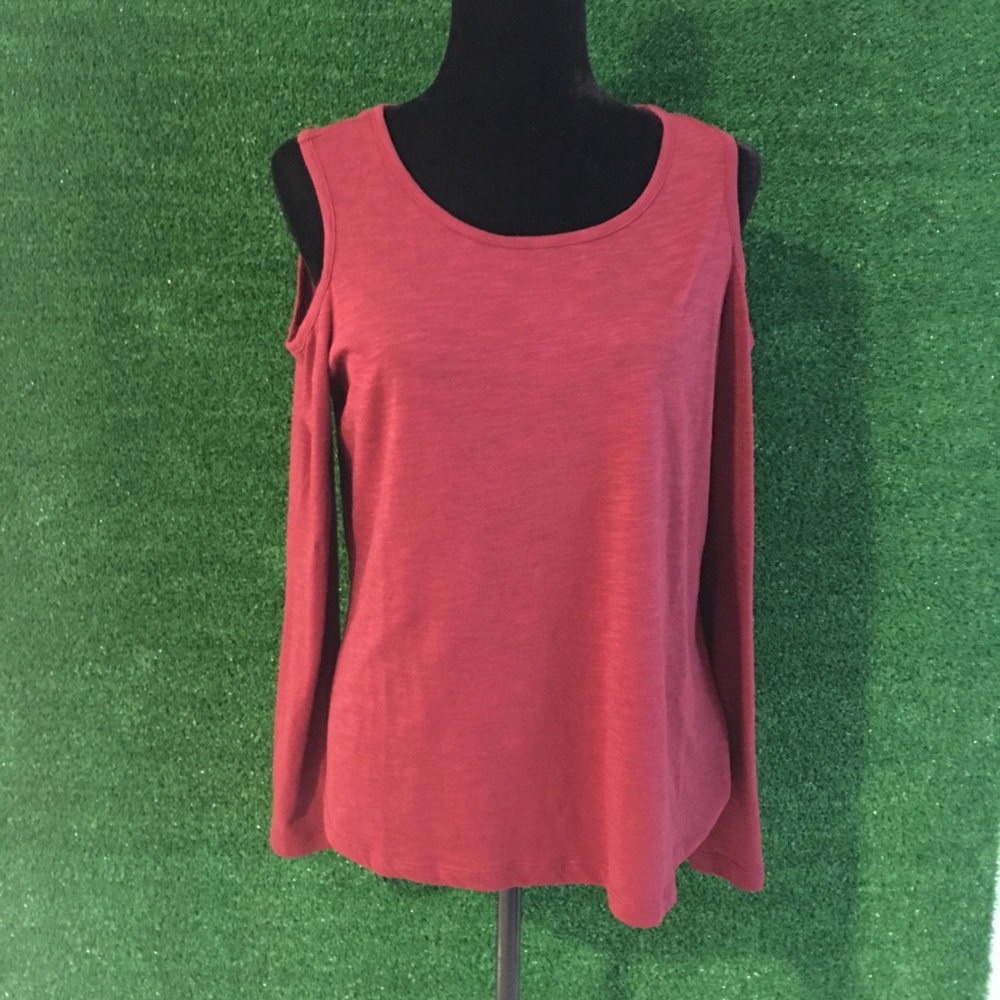 Iman Cold Shoulder Long Sleeved Tee